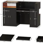 Large Reception Desk with Counter and Modern Front Room 2 | PricZone