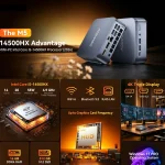 Nipogi Intel Core I5 14500Hx Mini PC Desktop Computer 2 | PricZone