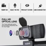 1080P Webcam with Microphone 90° Fov USB Computer Camera 4 | PricZone 1080P Webcam with Microphone 90° Fov USB Computer Camera 4 | PricZone