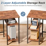 62 in L Shaped Computer Desk with 2 Drawers and Storage 3 | PricZone