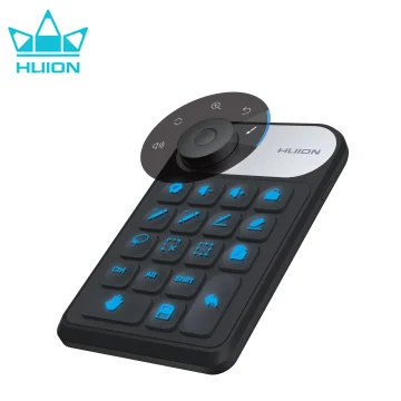 Huion Wireless Keyboard Bluetooth 50 Connection Keydial 1 | PricZone