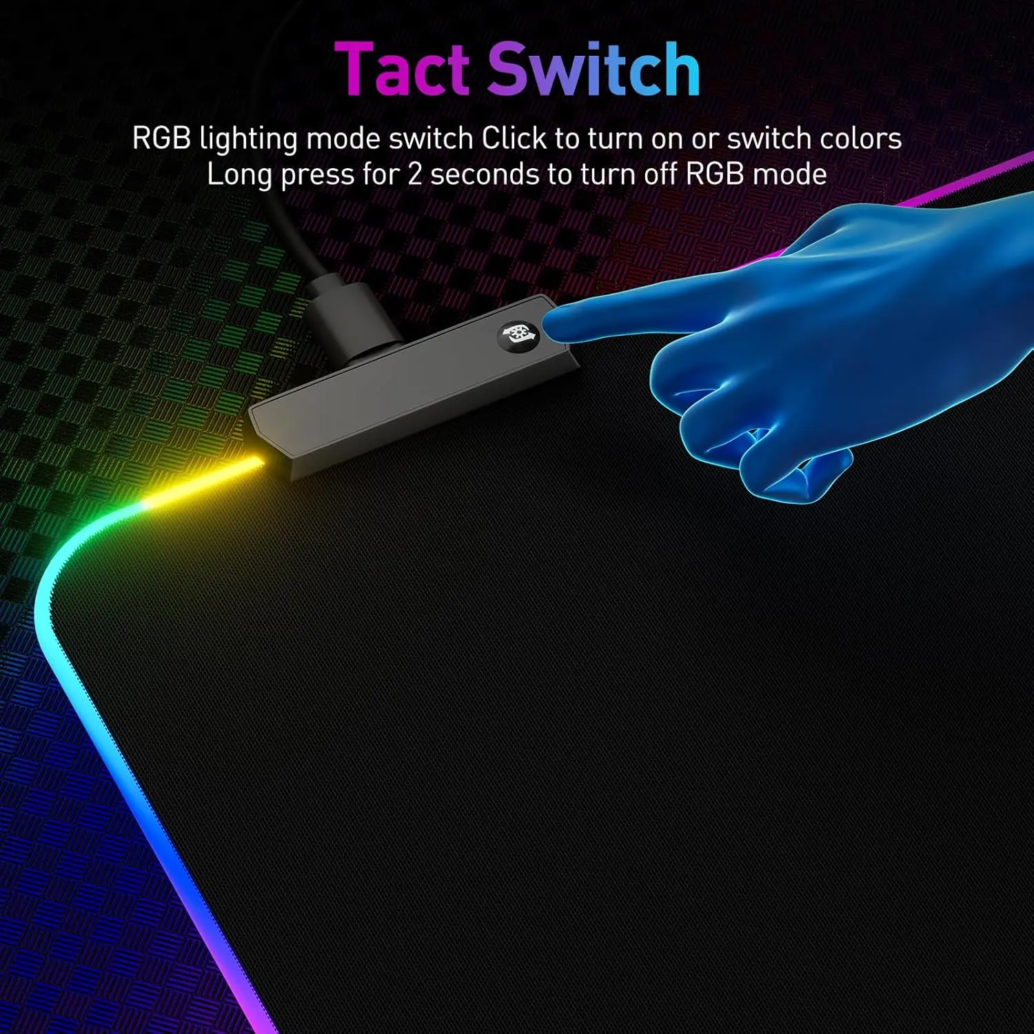 RGB Gaming Mouse Pad with 14 Lighting Modes Large Extended 4 | PricZone RGB Gaming Mouse Pad with 14 Lighting Modes Large Extended 4 | PricZone