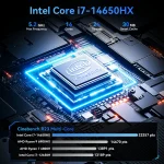 Acemagic M5 Mini PC Windows 11 Pro Intel Core 14650Hx 32Gb 1 | PricZone
