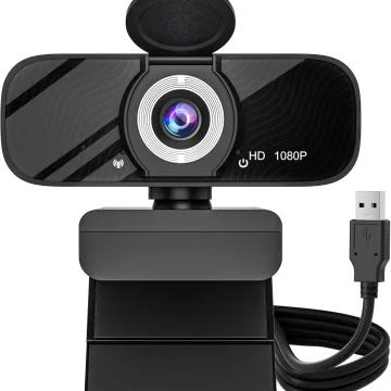 USB HD Webcam with Built-In Microphone 1080P Video 1