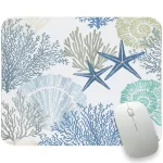 Coastal Blue Beach Mouse Pad for Laptop 1 | PricZone