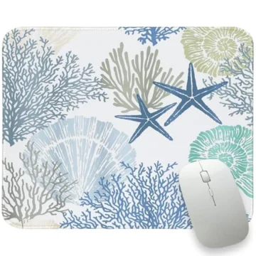 Coastal Blue Beach Mouse Pad for Laptop 1 | PricZone