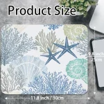 Coastal Blue Beach Mouse Pad for Laptop 3 | PricZone