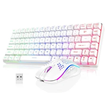 K84 Wireless Keyboard and Mouse Combo with Rainbow Backlit 2
