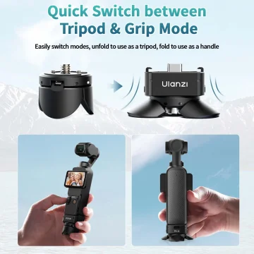 Ulanzi Pk-08 Pk-11 Osmo Pocket 3 Tripod Kit with Arri Base 2