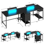 2Person Office Desk with Power Sockets and Storage 3 | PricZone 2 Person Office Desk with Power Sockets and Storage 3 | PricZone