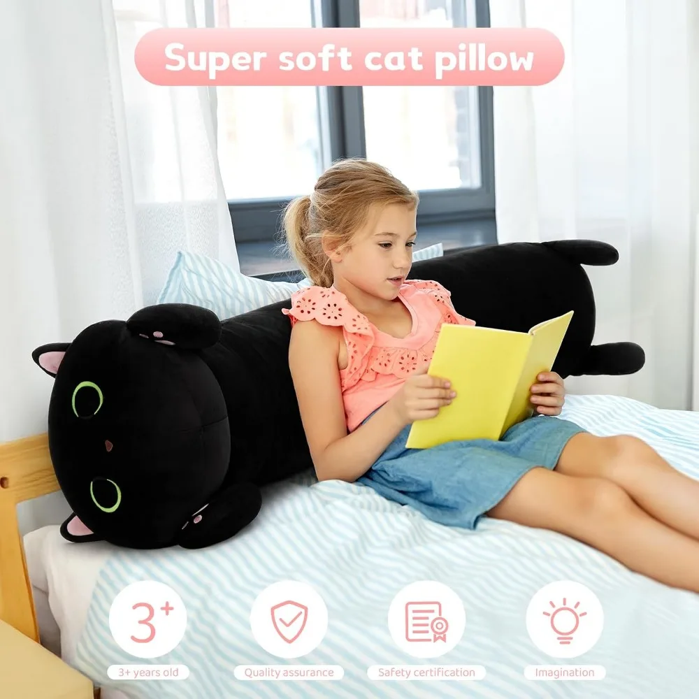 44inch GlowintheDark Giant Cat Plush Body Pillow 5 | PricZone 44 inch Glow in the Dark Giant Cat Plush Body Pillow 5 | PricZone