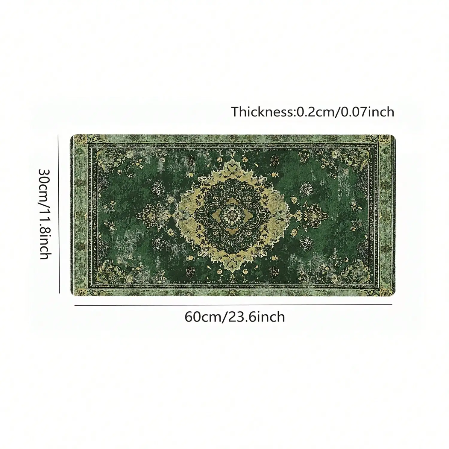 Vintage Green Persian Carpet Gaming Mouse Pad and Keyboard 1 | PricZone Vintage Green Persian Carpet Gaming Mouse Pad and Keyboard 1 | PricZone