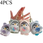 Cute Kawaii Plush Penguin Keychain Set for Women 3 | PricZone