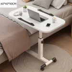 Adjustable Height Overbed Table with Rolling Laptop Desk 2 | PricZone