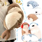 High Quality Cartoon Earphone Seal Sea Otter Plush Toy Ball 1 | PricZone