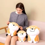 Adorable Japan Shiba Inu Dog Stuffed Animals Plushie Lying 5 | PricZone