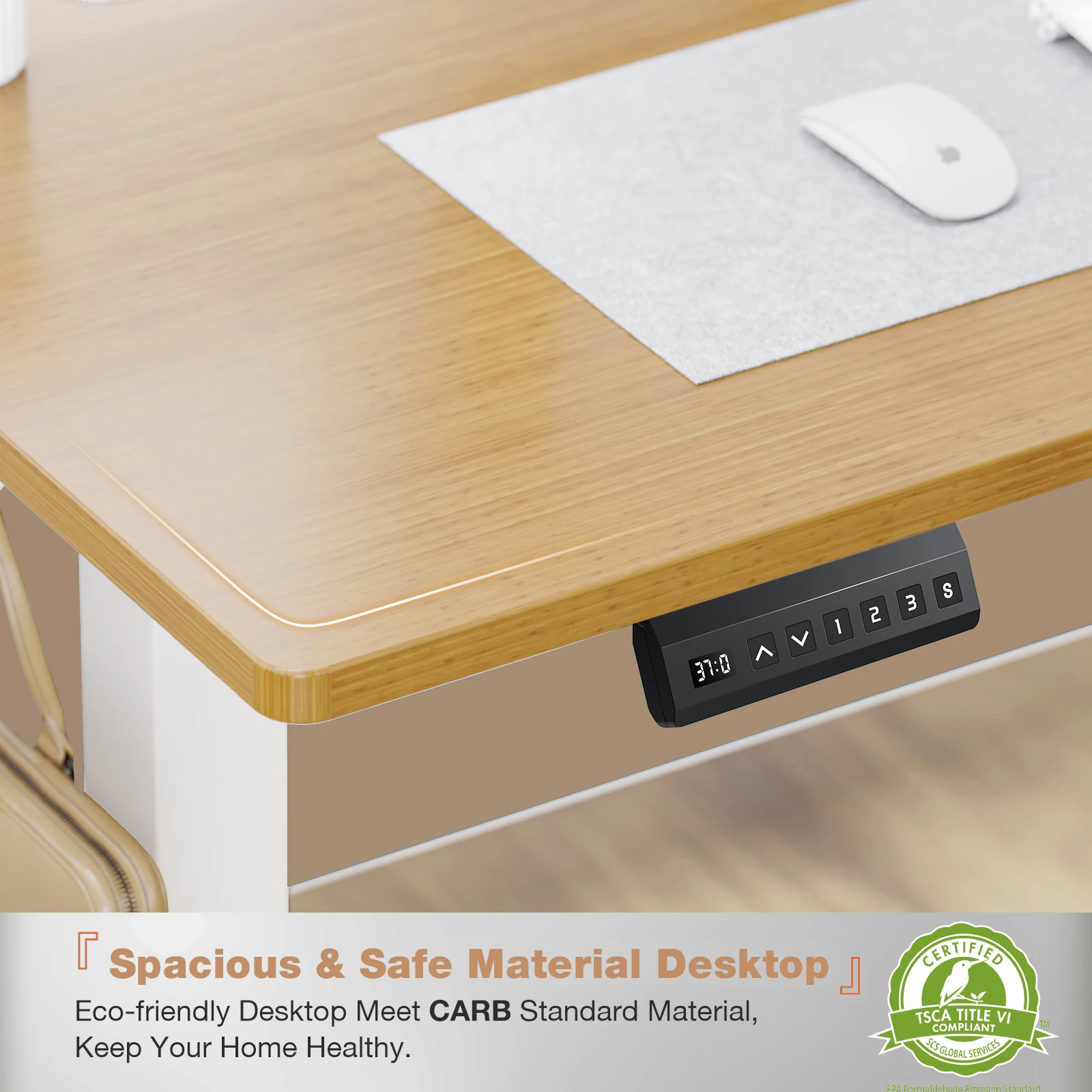 Electric Standing Desk 40X24 Inch Height Adjustable 16