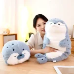High Quality Cartoon Earphone Seal Sea Otter Plush Toy Ball 4 | PricZone