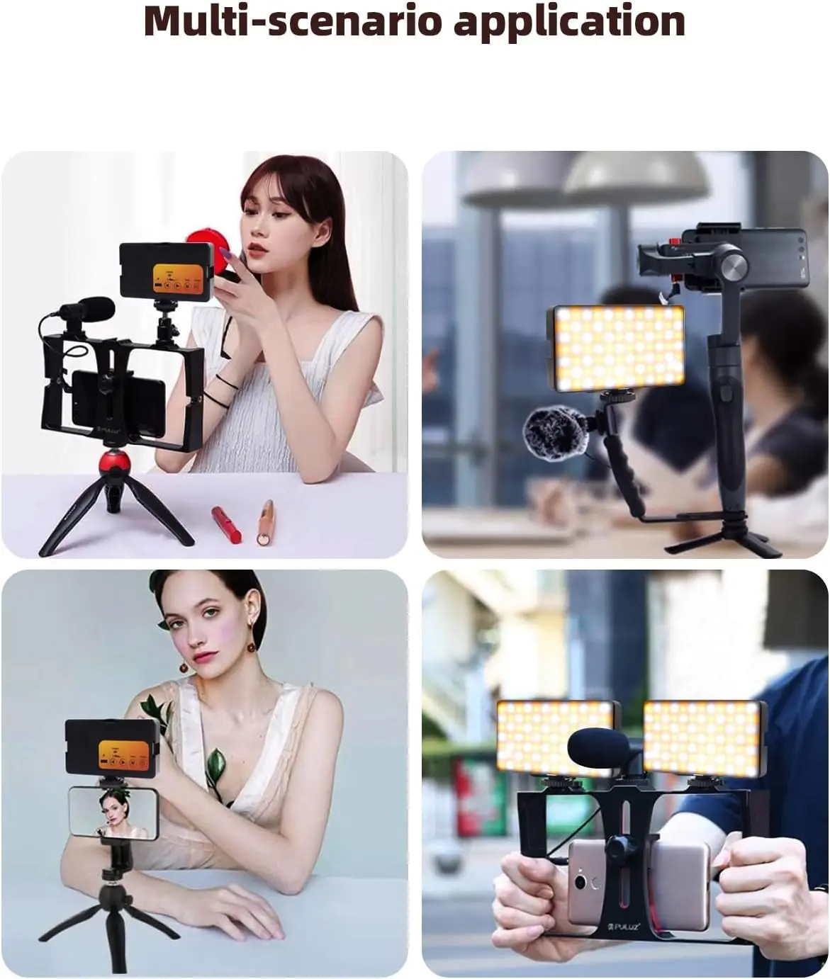 LED Portable Selfie Light with Tripod Adapter 11