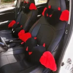 Heart Shaped Plush Pillow with Red Devil Horns and Wings 4 | PricZone