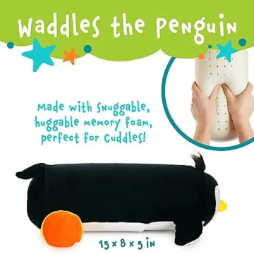 Waddles Penguin Memory Foam Pillow Plush with Journal 2 | PricZone Waddles Penguin Memory Foam Pillow Plush with Journal 2 | PricZone