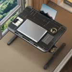 Adjustable Laptop Tray with Drawer and Tablet Slot 4 | PricZone