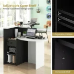 Lockable Reception Desk with Round Counter Table 5 | PricZone