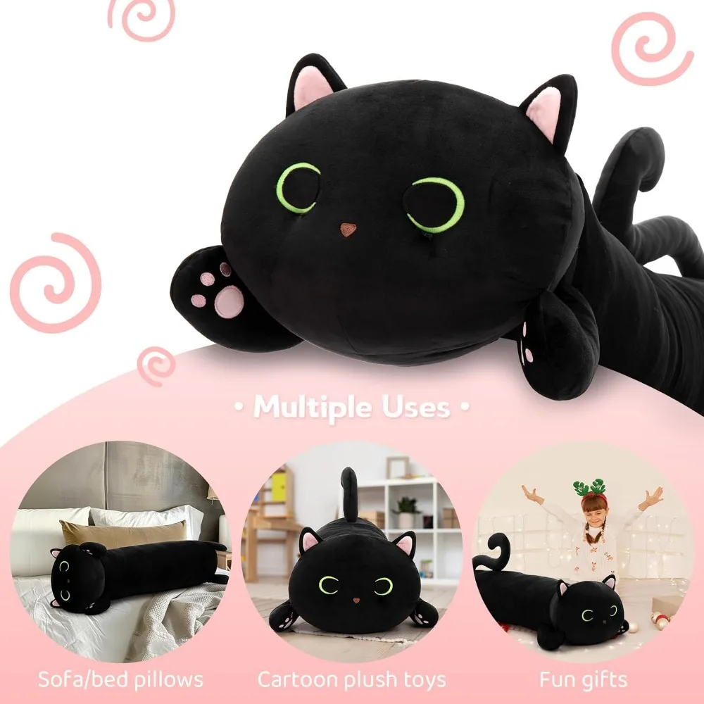 44inch GlowintheDark Giant Cat Plush Body Pillow 6 | PricZone 44 inch Glow in the Dark Giant Cat Plush Body Pillow 6 | PricZone