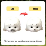 Soft Grey Seal Plush Keychain White Animal Pendant 2 | PricZone