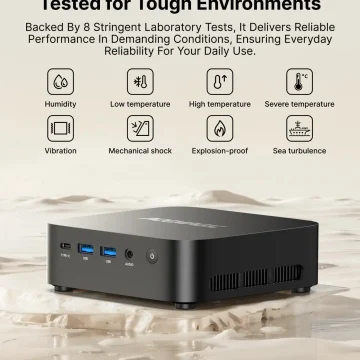 Acemagic Ryzen 5 7430U Mini PC with 16Gb RAM and 512Gb SSD 10 | PricZone