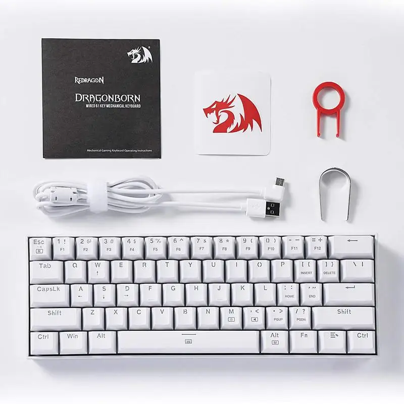 Redragon K630 Dragonborn 60 Wired Compact Mechanical 6 | PricZone Redragon K630 Dragonborn 60 Wired Compact Mechanical 6 | PricZone