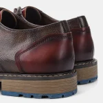 Retro Casual Leather Shoes Cap Toe Oxford Derby Fashion 6 | PricZone