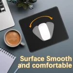 Pack of Black Mouse Pads with Stitched Edges 102X83 Inches 4 | PricZone