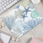 Coastal Blue Beach Mouse Pad for Laptop 5 | PricZone