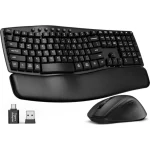 Wireless Keyboard and Mouse Combo Ma41 30Db Quiet Ergonomic 1 | PricZone Wireless Keyboard and Mouse Combo Ma41 30Db Quiet Ergonomic 1 | PricZone