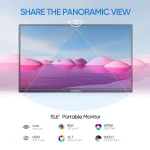 Arzopa 156 Inch Portable Monitor Fhd 1080P Ips USBC HDMI 2 | PricZone Arzopa 156 Inch Portable Monitor Fhd 1080P Ips USB C HDMI 2 | PricZone