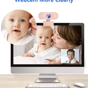 1080P Hd Webcam for PC Laptop Desktop Mac with Microphone 2