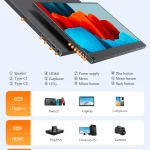 6 Inch Ips FHD 1080P Portable Monitor with HDMI USB C 5 | PricZone