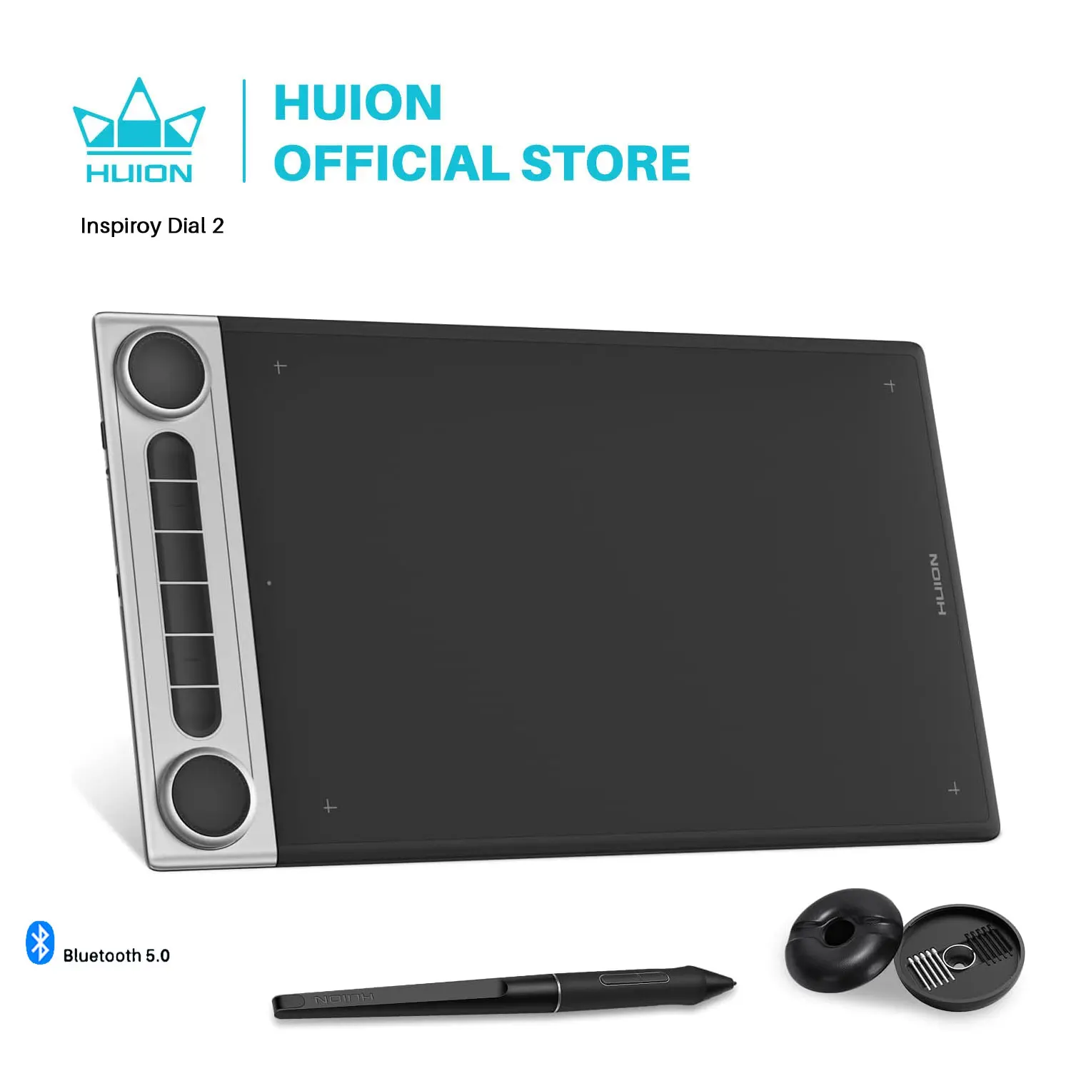 Huion Inspiroy Dial 2 Bluetooth Wireless Graphics Drawing 1 | PricZone Huion Inspiroy Dial 2 Bluetooth Wireless Graphics Drawing 1 | PricZone