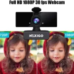 1080P Business Webcam with Dual Microphone and Privacy Cover 2 | PricZone 1080P Business Webcam with Dual Microphone and Privacy Cover 2 | PricZone