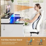 Executive Desk with File Drawer and Monitor Stand 5 | PricZone