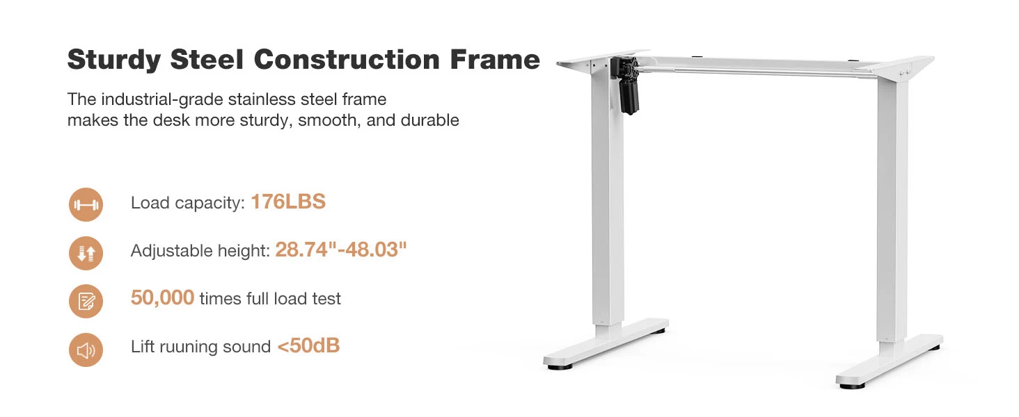 Electric Standing Desk 40X24 Inch Height Adjustable 13