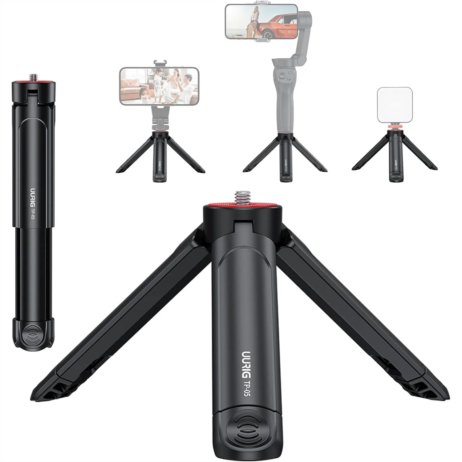 Mini Extendable Tripod Selfie Stick with 1/4 Inch Screw 7