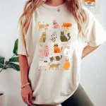 Plus Size Cute Cats Print Tank Top 4 | PricZone