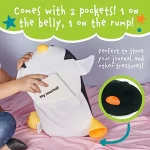 Waddles Penguin Memory Foam Pillow Plush with Journal 5 | PricZone