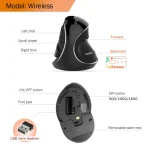Delux M618 Plus Ergonomic Vertical Gaming Mouse 6 Buttons 5 | PricZone Delux M618 Plus Ergonomic Vertical Gaming Mouse 6 Buttons 5 | PricZone