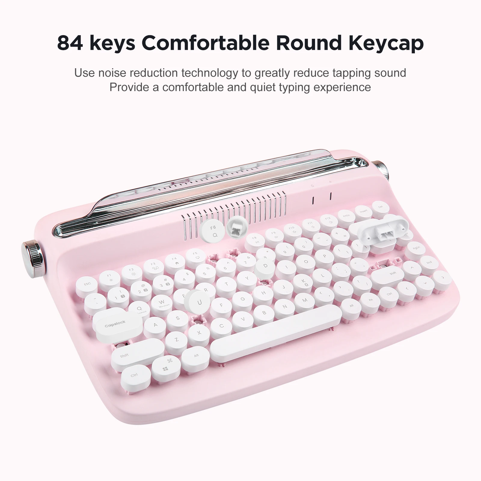 Yunzii Actto B303 Retro Wireless Typewriter Aesthetic 3 | PricZone Yunzii Actto B303 Retro Wireless Typewriter Aesthetic 3 | PricZone