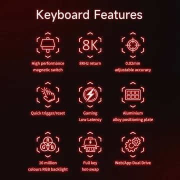 Ajazz Ak680 Max Magnetic Axis Gaming Keyboard 2