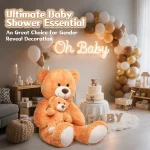Morismos 39Inch Giant Teddy Bear Plush for Baby Shower 3 | PricZone