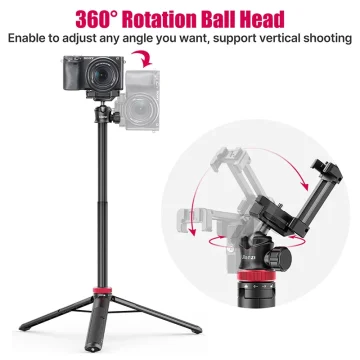 Ulanzi Mt-44 57.6 Inch Extendable Livebroadcast Tripod Stand 2
